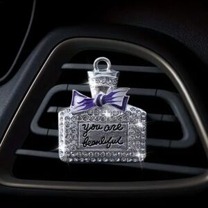 Bling Perfume Bottle Car Air Freshner & Accessory